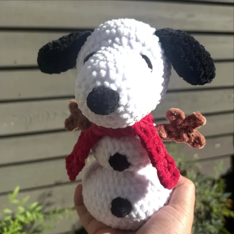 Snowman Pup amigurumi